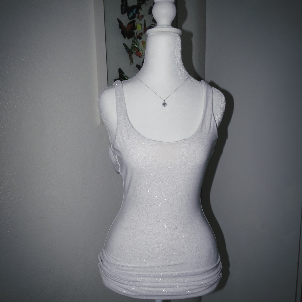 Temptations Sparkling White Mini Dress